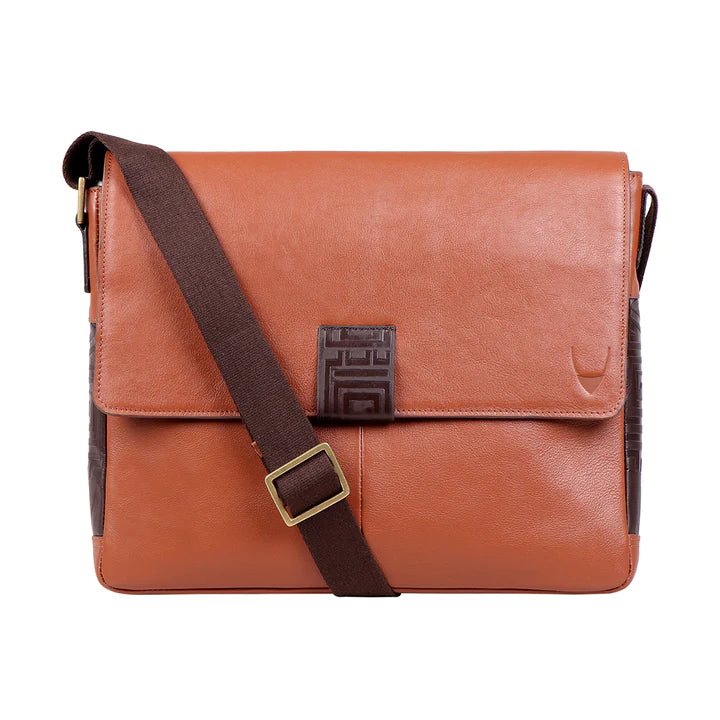 Classic Leather Men's Messenger Bag, Adjustable Straps | Classic Regular Men's Messenger Bag