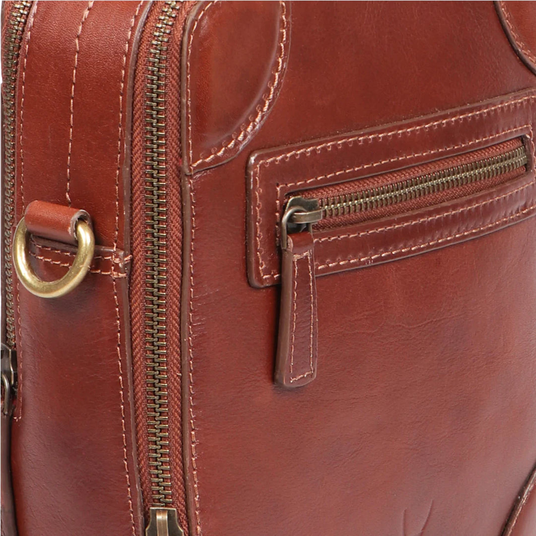 High-Quality Leather Crossbody Bag, Professional Style | Professional Edge Crossbody
