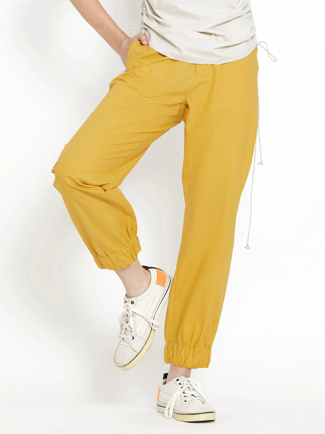 Yellow Jogger Pants for Women | Sunny Day Jogger Pants