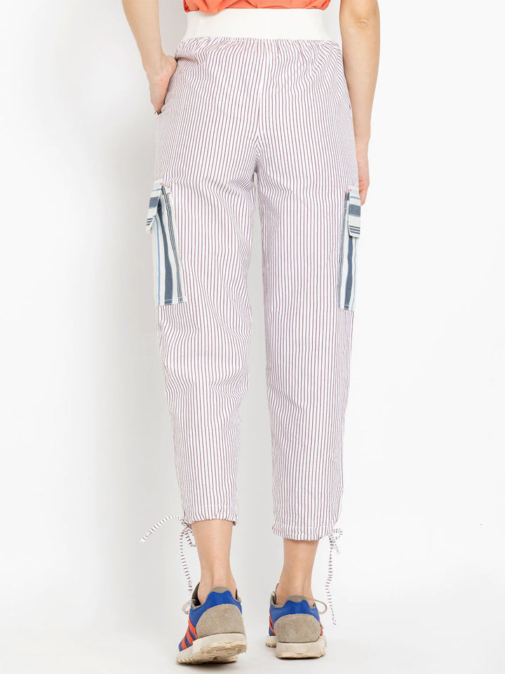 Striped Jogger Pants for Women | Striped Chic Jogger Pants