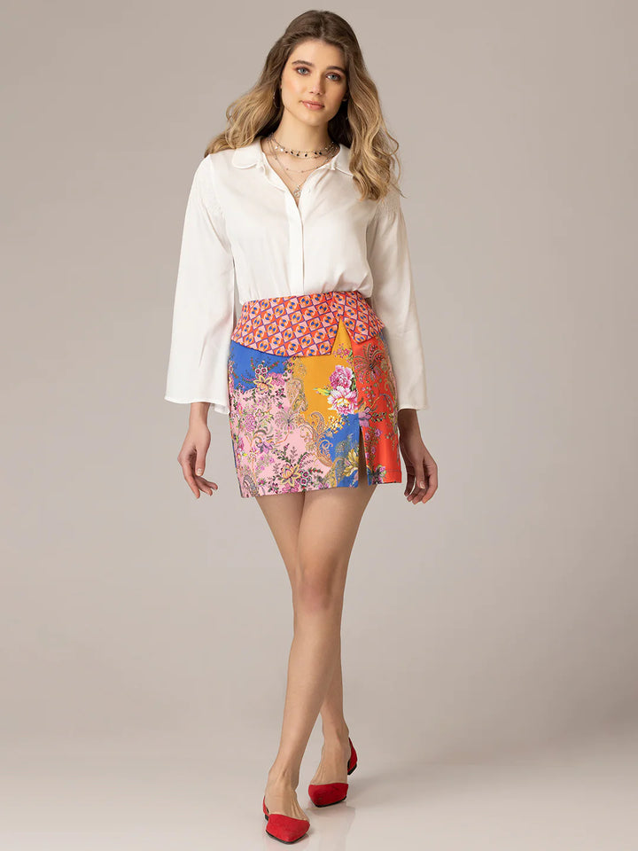 Floral Mini Skirt | Showstopper Floral Mini Skirt