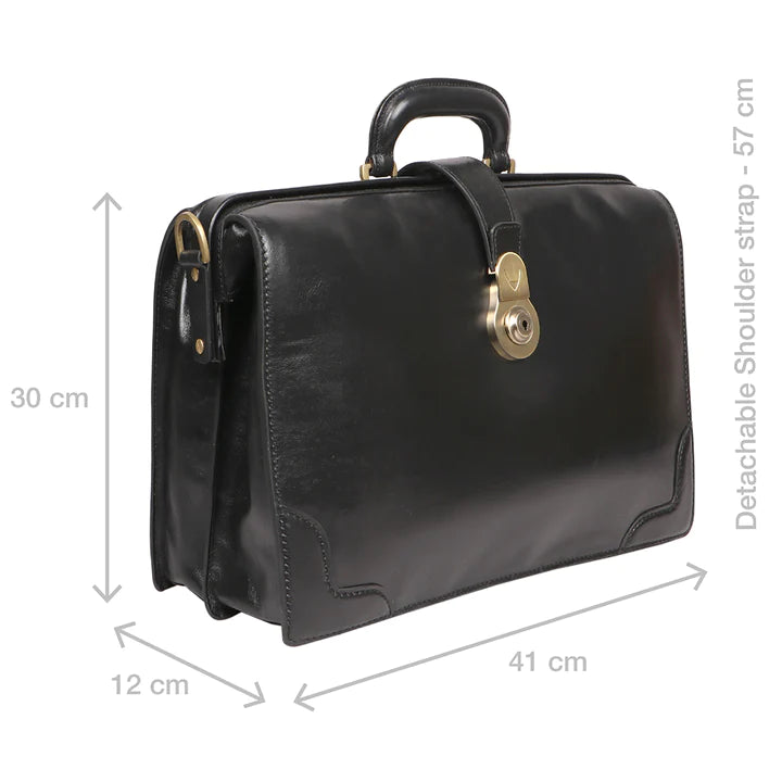Classic Leather Messenger Bag, Vintage Details | Heritage Elegance Messenger Bag
