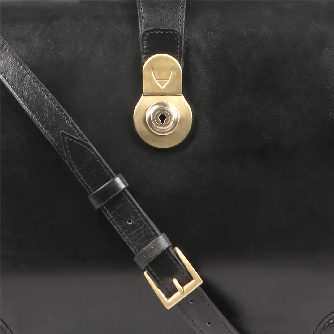 Classic Leather Messenger Bag, Vintage Details | Heritage Elegance Messenger Bag