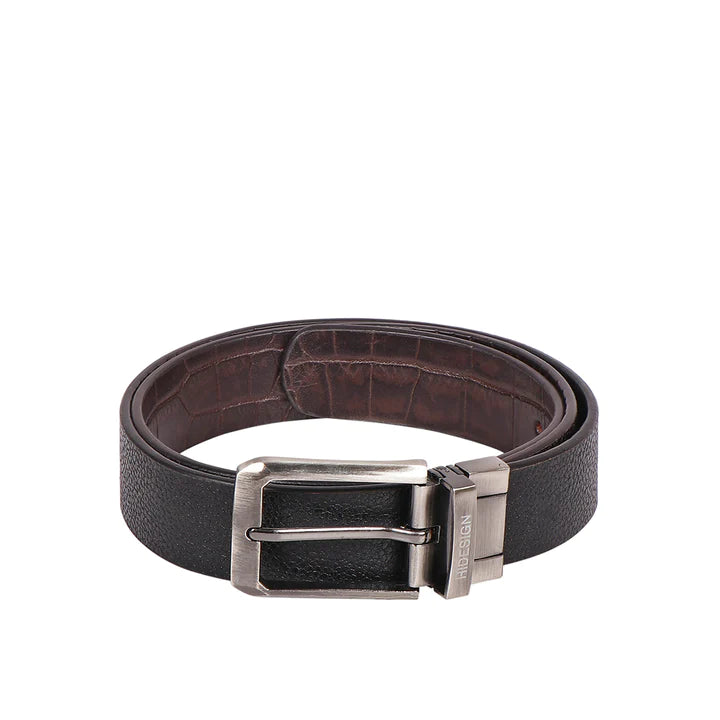 Men's Classic Leather Belt | Classic Croco Reversible Men's Belt