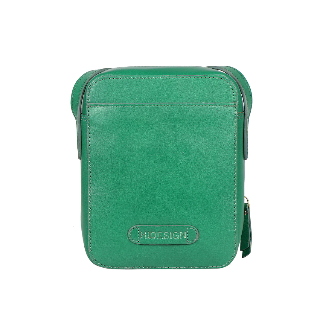 Green Leather Sling Bag | Parrot Party Starter Sling Bag