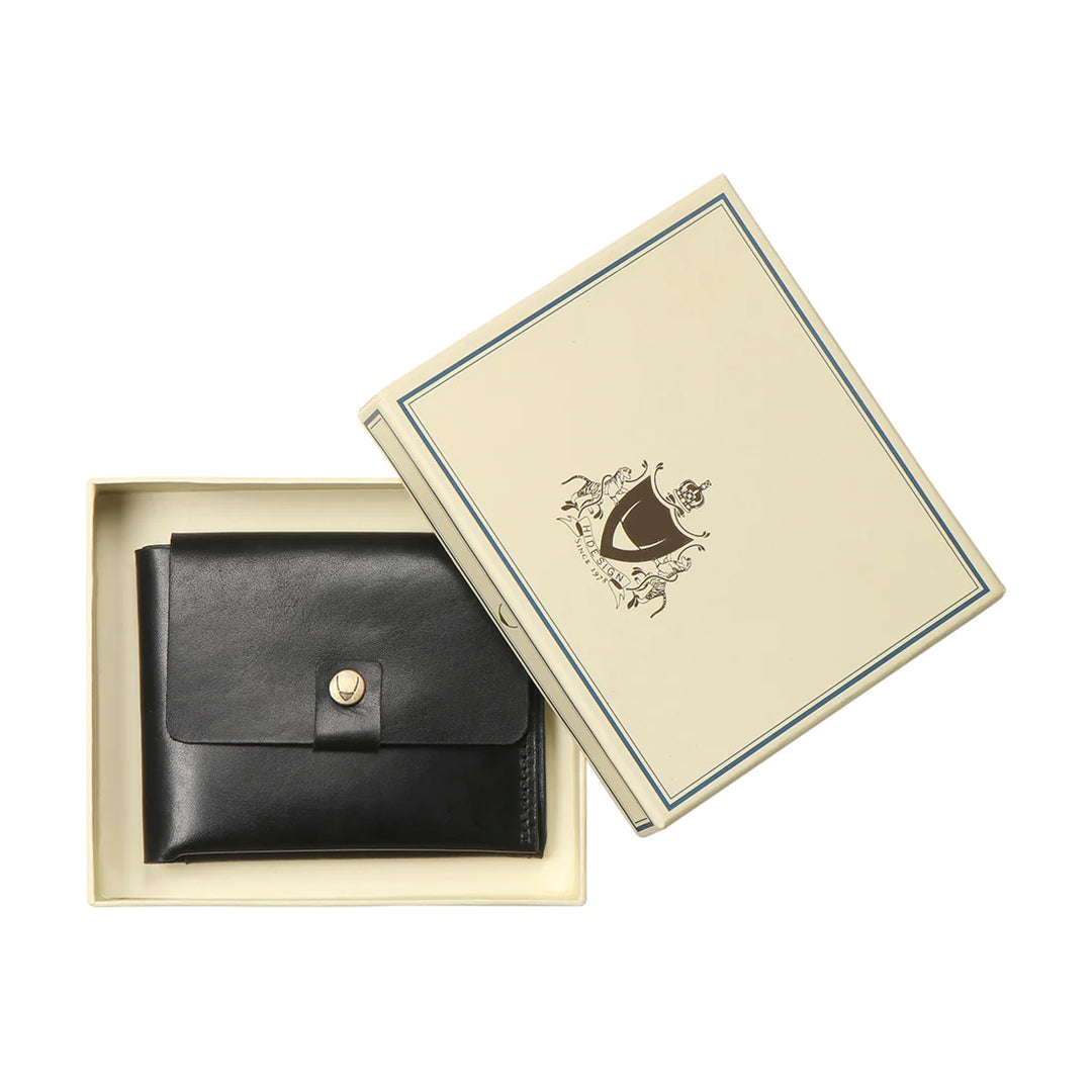 Men's Leather Bi-Fold Wallet | Signature Press Bi-Fold Wallet