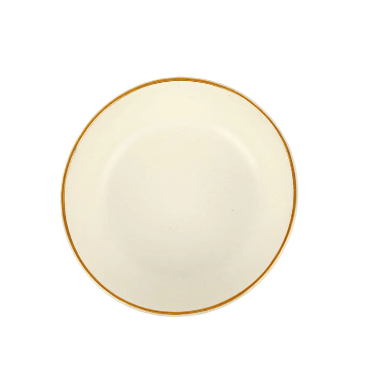 White Ceramic Serving Bowl - 550ml, Microwave & Dishwasher Safe | Handmade Ceramic Big Serving Bowl - White