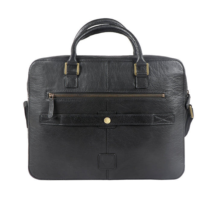 Black Leather Work Bag | Versatile Apache Leather Work Bag