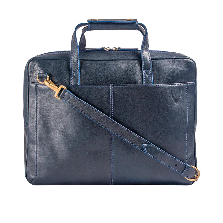 Leather Tan Briefcase | Executive Goat Leather Work Briefcase