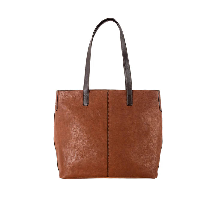 Brown Leather Convertible Tote Bag | Tan Brown Convertible Tote Bag