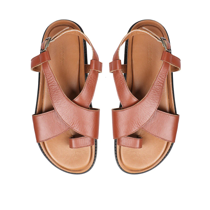 Women's Calf Leather Strap Sandals, Casual | Simple Elegance Calf Women's Strap Sandals