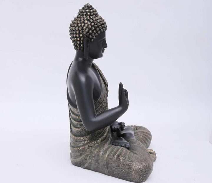 Captivating Copper Blessing Buddha Decorative Showpiece