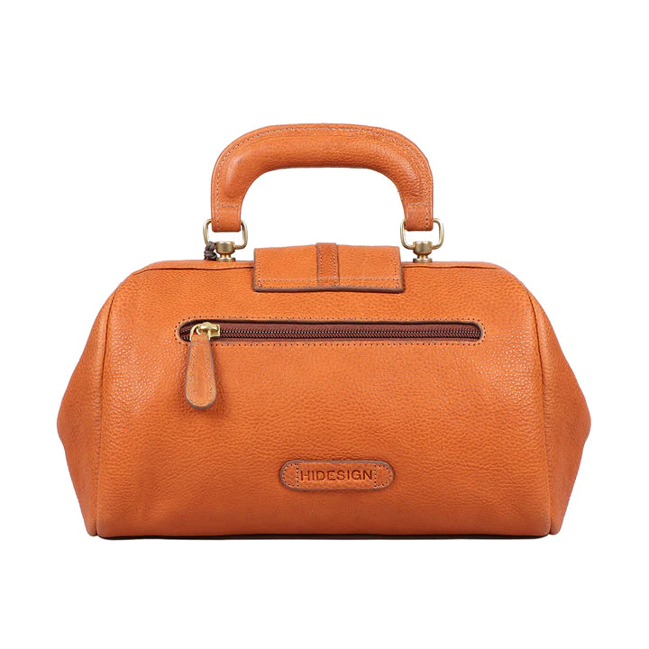 Tangerine Leather Satchel | Tangerine Kalahari Icon Satchel