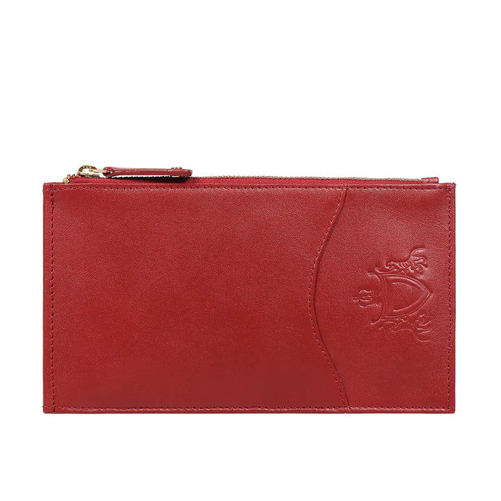 Red Leather Bi-Fold Wallet | Urban Charm Bi-Fold Wallet