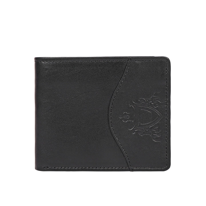 Men's Black Leather Wallet | Essential Elegance Scully Bi-Fold Wallet