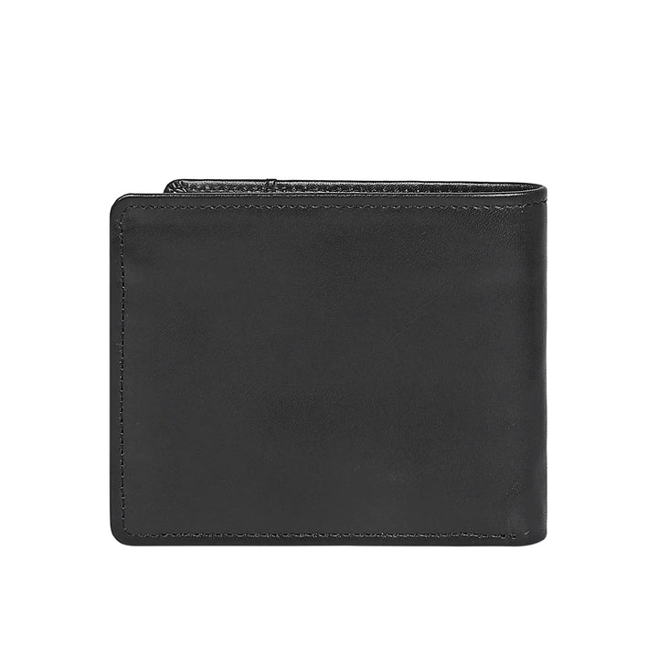 Men's Black Leather Wallet | Essential Elegance Scully Bi-Fold Wallet