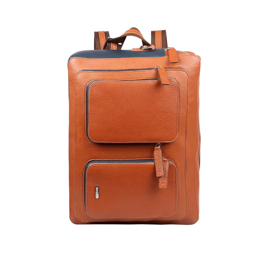 Handcrafted Leather Messenger Bag, Multi-layered Pockets | Heritage Fusion Messenger Bag
